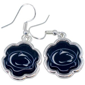 scalloped earrings with Penn State Athletic Logos